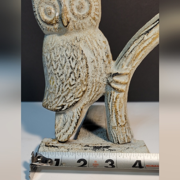 Owl Door Stop Metal Decorative - Picture 5 of 6